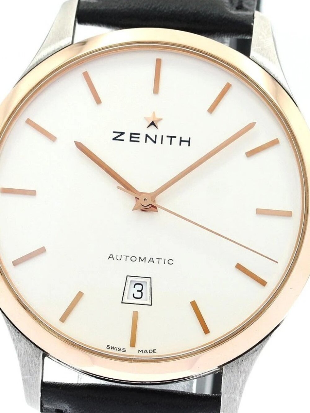ZENITH Captain Port Royale 51.2020.3001 K18PGBezel Automatic Men's Watch_913428